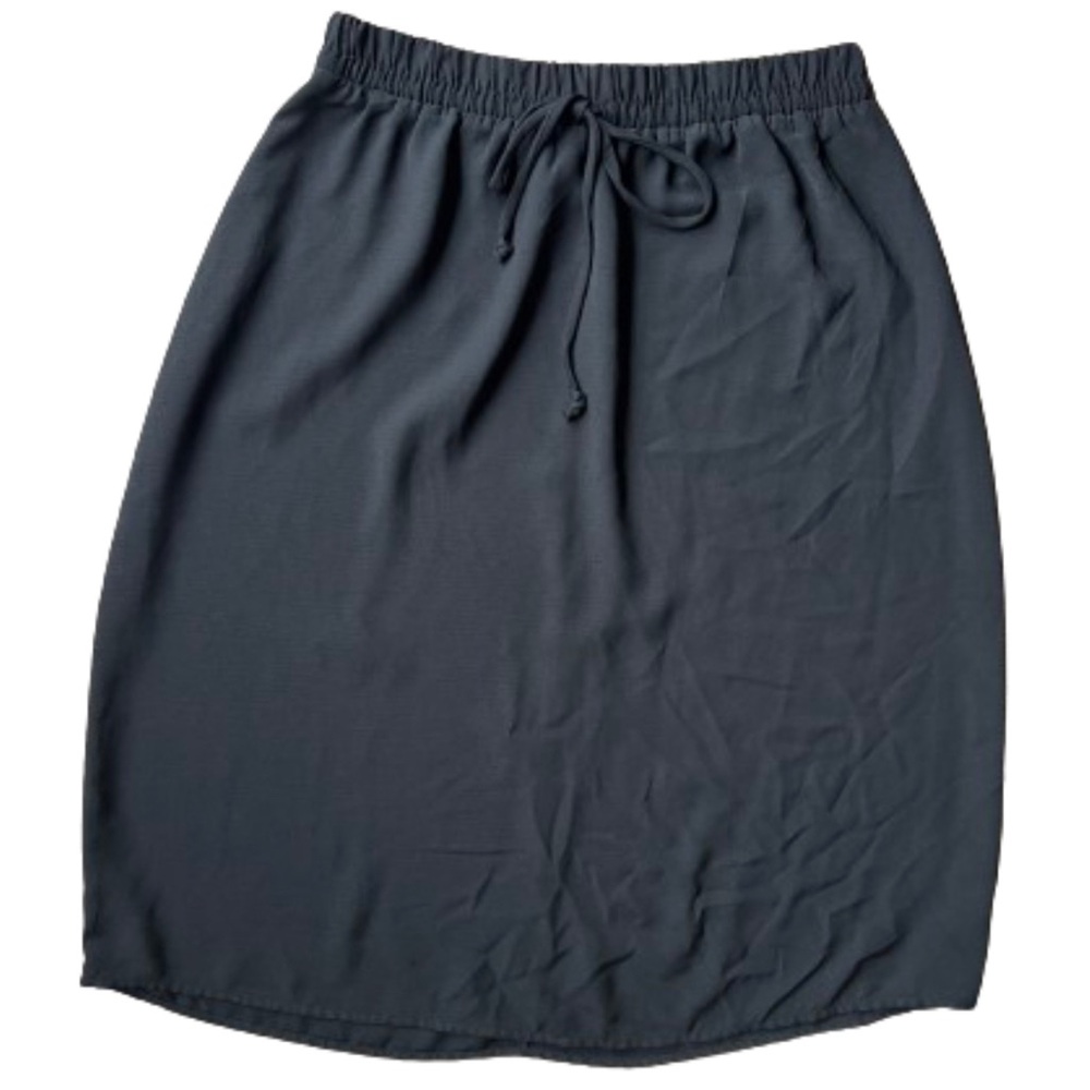 Fire Los Angeles Black Midi Skirt